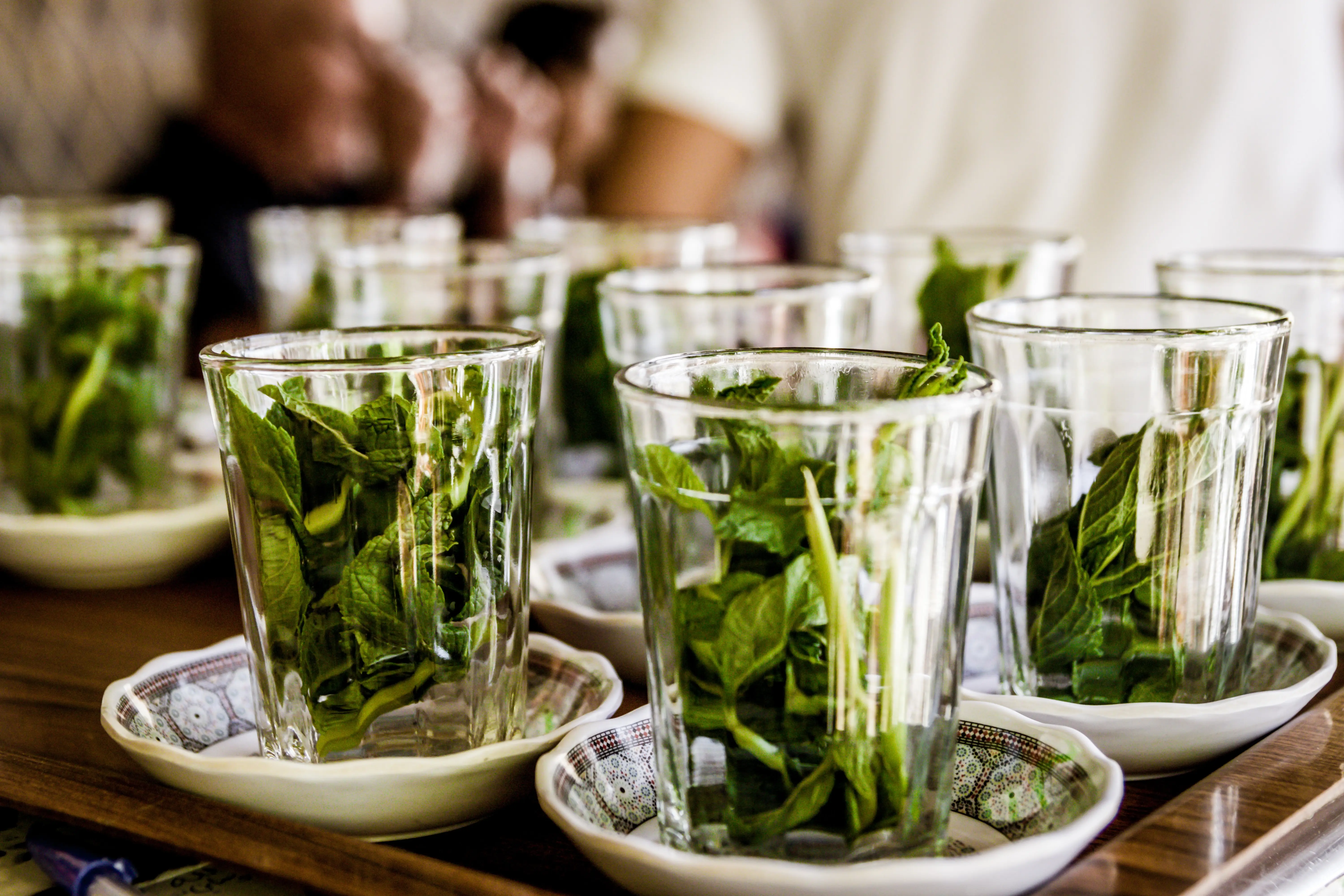 Moroccan mint tea